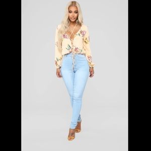 FASHIONNOVA Sedona HighRise SkinnyJean Lt BlueWash